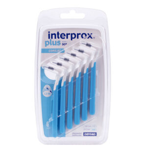 نفطة Dentaid INTERPROX Plus 2G المخروطية 6 قطع - أزرق | Dentaid