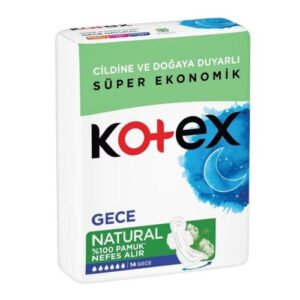 فوط كوتكس صحي طبيعي 14 قطعة | Kotex