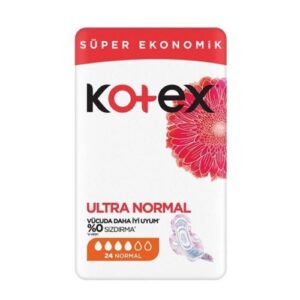 فوط صحية كوتكس الترا العادية 24 قطعة | Kotex