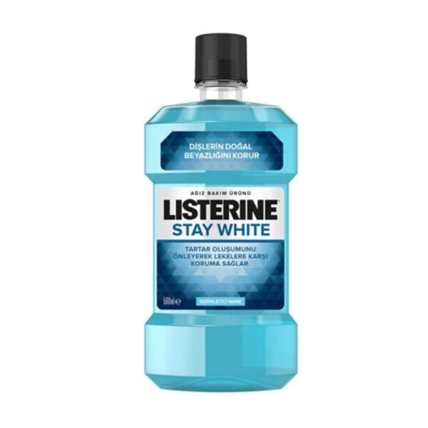 ليسترين ستاي وايت - منتج العناية بالفم بالنعناع المنعش 500 مل | Listerine