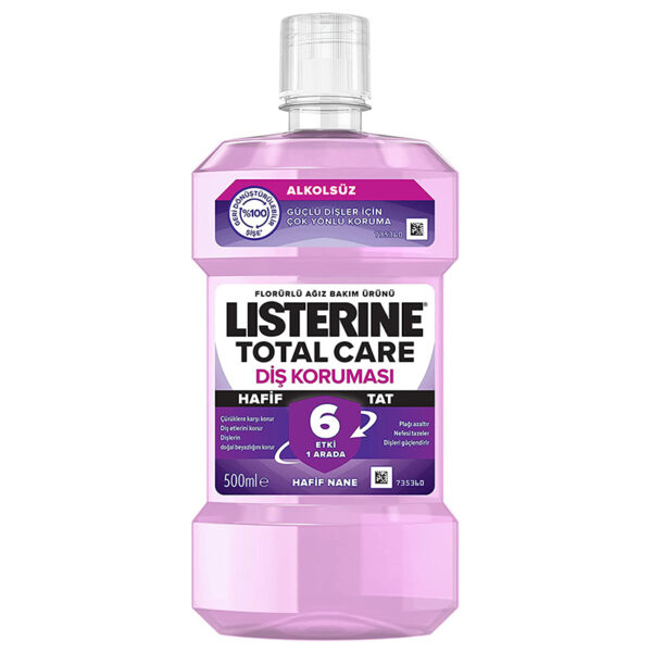 ليسترين توتال كير 6 تأثيرات في منتج واحد للعناية بالفم بالنعناع المنعش 500 مل | Listerine