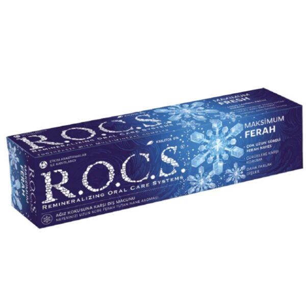 معجون أسنان ROCS أقصى انتعاش ضد رائحة الفم الكريهة 75 مل | R.O.C.S