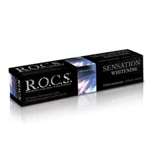 معجون أسنان ROCS Sensation Whitening Whitening Shine 60 مل | R.O.C.S