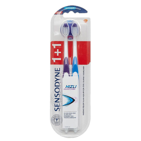 Sensodyne Toothbrush Fast Relief Soft 2-pack