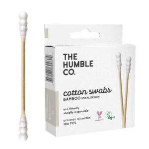 The Humble Co Bamboo Ear Sticks White 100 Pieces