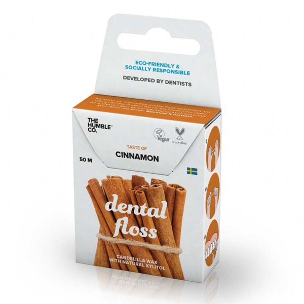 The Humble Co Natural Dental Floss 50 mt | Cinnamon