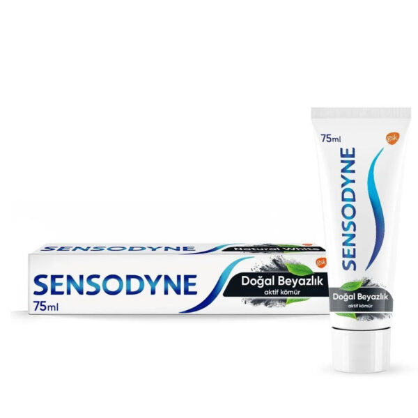 معجون أسنان سنسوداين للتبييض الطبيعي بالفحم المنشط 75 مل | Sensodyne