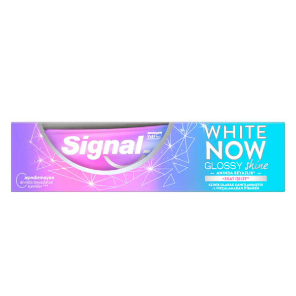 معجون أسنان سيجنال وايت ناو لامع ولمعان 75 مل | Signal