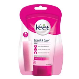 Veet In-Shower Hair Removal Cream for Normal Skin 150 ml - With Sponge Gift