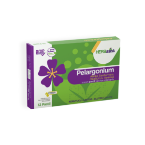 Introducing the Herbasist Pelargonium Lozenge 12 Pieces, the perfect solution for soothing throat discomfort.