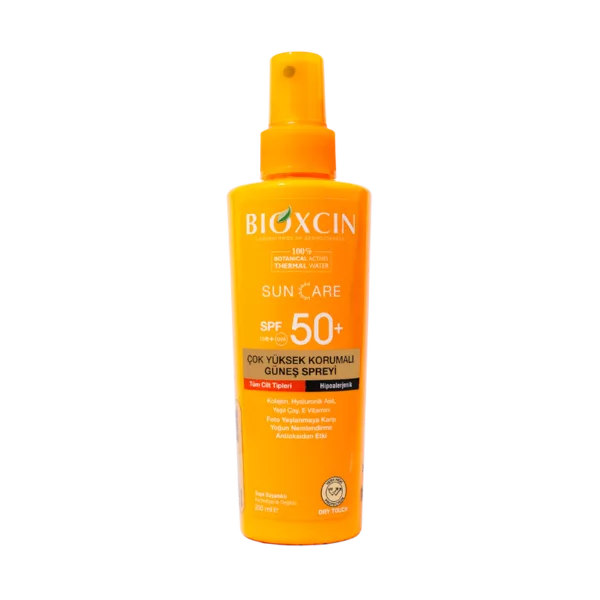 Introducing the Bioxcin Sun Care Very High Protection Sun Spray Spf 50+ 200ml for All Skin