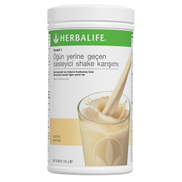 نقدم لكم فورميولا 1 شيك غذائي بنكهة الفانيليا من هيربالايف 550 جرام | Herbalife، وهي طريقة لذيذة ومغذية لتزويد جسمك بالوقود.