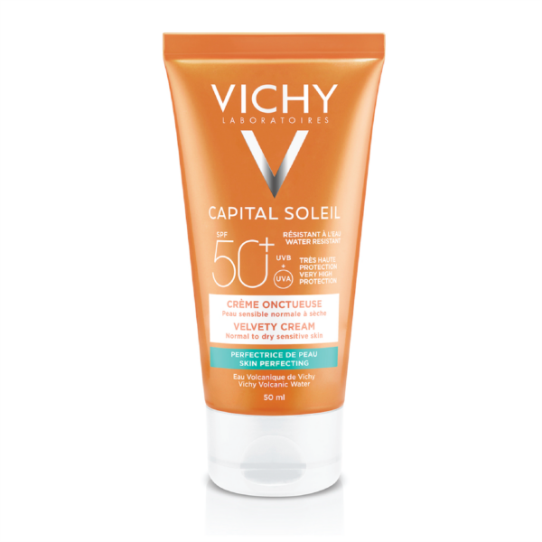 فيتشي كابيتال سوليل SPF50+ كريم الشمس المخملي 50 مل | Vichy