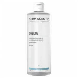 Introducing the Dermaceutic Oxybiome Cleansing Micellar Water 400ml, your all-in-one solution for effective facial cleansing and makeup removal.