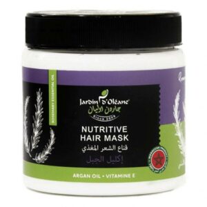 Introducing the Jardin Oleane Nutritive Hair Mask with rosemary essential oil 500 g, deeply nourishes and hydrates hair, strengthens damaged hair