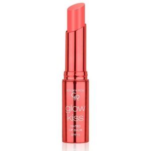 Golden Rose Glow Kiss Tinted Lip Balm Lipstick 04 Peach Shake