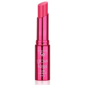 Golden Rose Glow Kiss Tinted Lip Balm Lipstick 03 Berry Pink