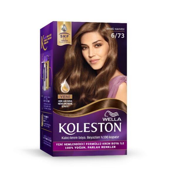 Wella Koleston Kit Hair Color 6/73 Moonlight Brown