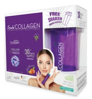 سودا كولاجين مكمل غذائي بنكهة الماندرين والمانجو 30 × 10 جرام - كيس مسحوق | Suda Collagen