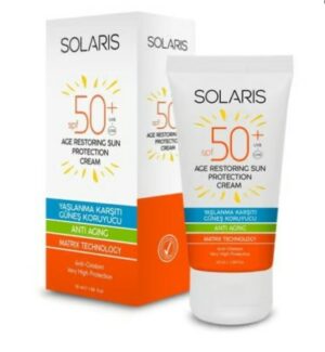 كريم الوقاية من الشمس المضاد للشيخوخة بمعامل حماية SPF 50 من سولاريس 50 مل | Solaris