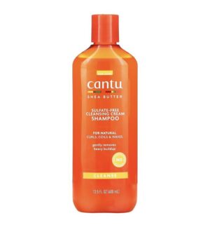 Introducing Cantu Shea Butter Sulfate-Free Cleansing Cream Shampoo 400 ml, the sulfate-free solution for nourishing and cleansing your hair.