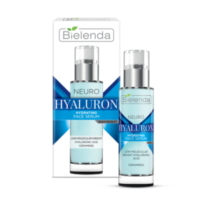 Introducing the Bielenda Neuro Hyaluron Hydrating Face Serum 30 ml, a powerful solution for moisturizing and reducing wrinkles.