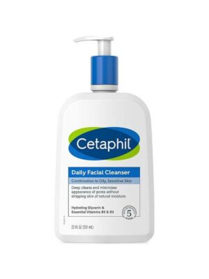 Introducing Cetaphil Daily Cleansing Facial Cleanser 591 ml, your reliable solution for daily facial care. This gentle yet effective face wash is designed to deeply cleanse and nourish your skin, leaving it feeling fresh and revitalized.