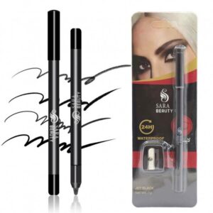 Charcoal Black Waterproof Eyeliner With Sharpener From Sarah Beauty