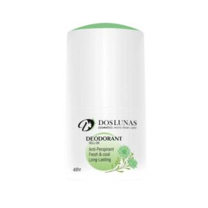 Introducing the Dos Lunas Antiperspirant Roll-on Deodorant Green 50 ml, a natural and effective solution for all-day freshness.