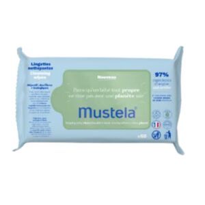 نقدم لكم موستيلا مناديل مبللة لتنظيف الأطفال بالأفوكادو الطبيعي 60 قطعة | Mustela، الحل الأمثل للتنظيف اللطيف والصديق للبيئة.