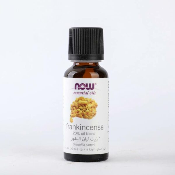 Introducing NOW Frankincense 20% Oil Blend 30 ml, an essential oil designed to provide natural support for a variety of health and wellness needs.