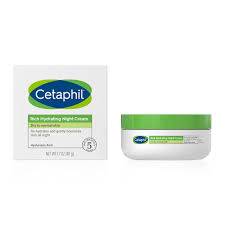 Introducing the Cetaphil Moisturizing Night Cream 48 ml, a hydrating solution for your daily skincare routine. This lightweight cream is specially formulated to provide long-lasting moisture and nourishment for your skin.