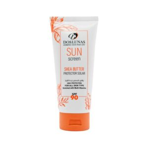 Introducing Dos Lunas Sunscreen Shea Butter Protector Solar SPF 90 130 ml, the ultimate solution for sun protection. This cream is enriched with shea butter to keep your skin moisturized and safe from harmful UV rays.