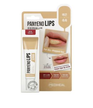 Introducing the MediHeal Panteno Lip Scrub 10 ml, this scrub is a gentle exfoliating treatment for smoother, softer lips.