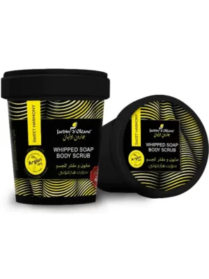 Introducing the Jardin Oleane Whipped Soap Body Scrub 500 g , a luxurious skincare combo for a truly sensory experience.