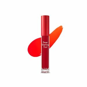 Introducing the Etude House liquid lip tint OR203, a highly pigmented lip tint designed to deliver long-lasting color and a weightless finish.