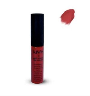 Introducing the NYX PROFESSIONAL MAKEUP Soft Matte Lip Cream, a must-have addition to your makeup collection. This creamy formula provides a velvety smooth finish, delivering a burst of rich, long-lasting color to your lips.