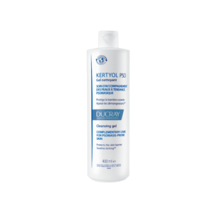 Introducing the Ducray Kertyol PSO Cleansing Gel 400 ml, a solution for gentle and hydrating cleansing.