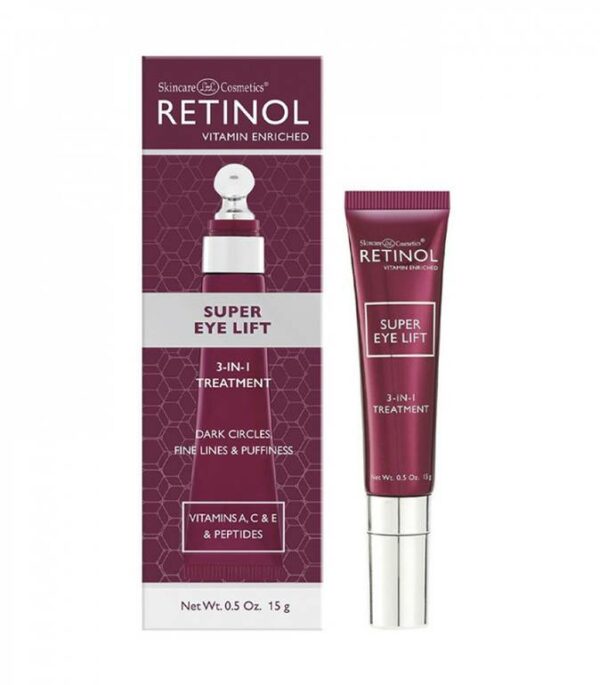 نقدم لكم سيروم لعلاج الهالات و انتفاخ العين من ريتينول 15 جم | Retinol ، بوزن 15 جرام الحل الخاص بك لتجديد وتفتيح البشرة الحساسة حول العينين.