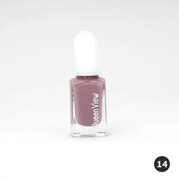 Introducing Queen View Nail Polish 14, a high-quality nail polish designed for flawless nails. Features long-lasting color.