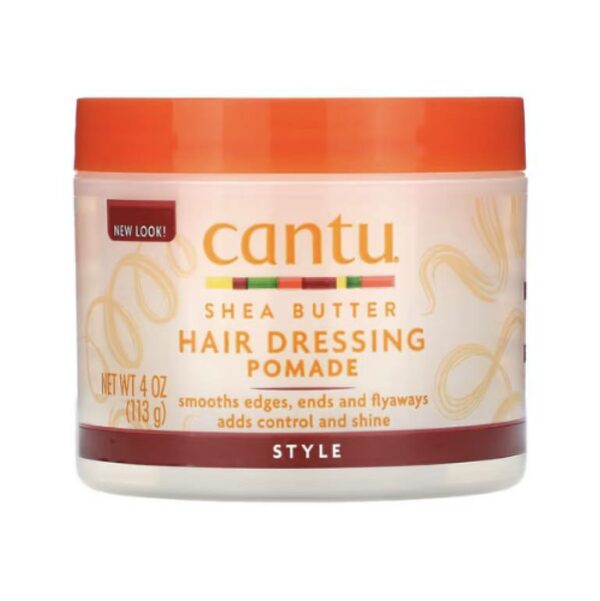 Introducing the Cantu Shea Butter Hair Dressing Pomade 113 g, your ultimate solution for achieving sleek and controlled hairstyles.