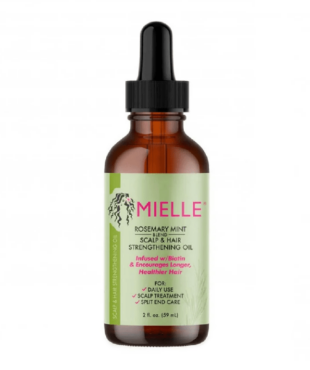 نقدم لكم زيت اكليل الجبل والنعناع من ميلي أورجانيكس، 59 مل Mielle Organics | ، 59 مل وهو حل طبيعي لتعزيز صحة الشعر وفروة الرأس.