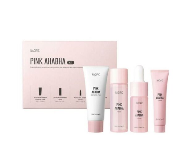 Introducing the NACIFIC pink Ahabha Set For Problem Skin Care, a powerful solution for troubled skin. This set is carefully crafted to address various skin issues and promote healthy, radiant skin.