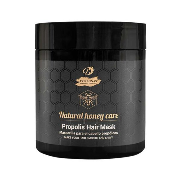 Introducing the Dos Lunas Natural Honey Care Propolis Hair Mask 500 ml, a solution for softer and shinier hair. Crafted with propolis and natural honey, this hair mask is designed to nourish and strengthen your hair for a healthier look and feel.