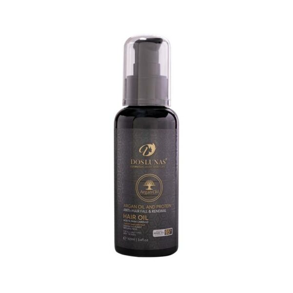 Introducing the Dos Lunas Argan Oil And Protein Hair Oil 100 ml, a nourishing solution for all hair types. This hair oil is specially formulated to provide strength, shine, and hydration to your hair, leaving it looking and feeling healthy.