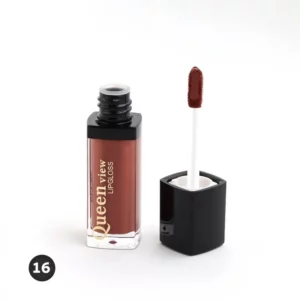 Introducing the Queen View Liquid Rouge Lipgloss - (16), a vibrant and long-lasting lip color that delivers a glossy finish for a bold and beautiful look.