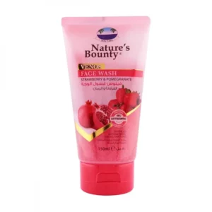 Introducing the Nature's Bounty Venos Face Wash Strawberry And Pomegranate 150 ml, a refreshing and rejuvenating solution for your daily skincare routine.