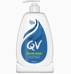 Introducing the QV Gentle Wash Soap Alternative For Dry Skin Conditions 500 g, a nourishing solution for dry and sensitive skin.