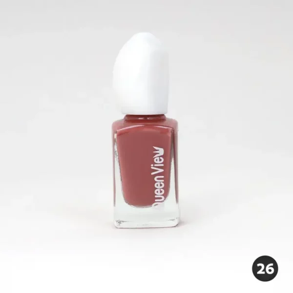 Introducing the Queen View Nail Polish 26, your ultimate solution for flawless and long-lasting nail color. This high-quality nail polish is designed to provide a smooth and even finish, perfect for any occasion.