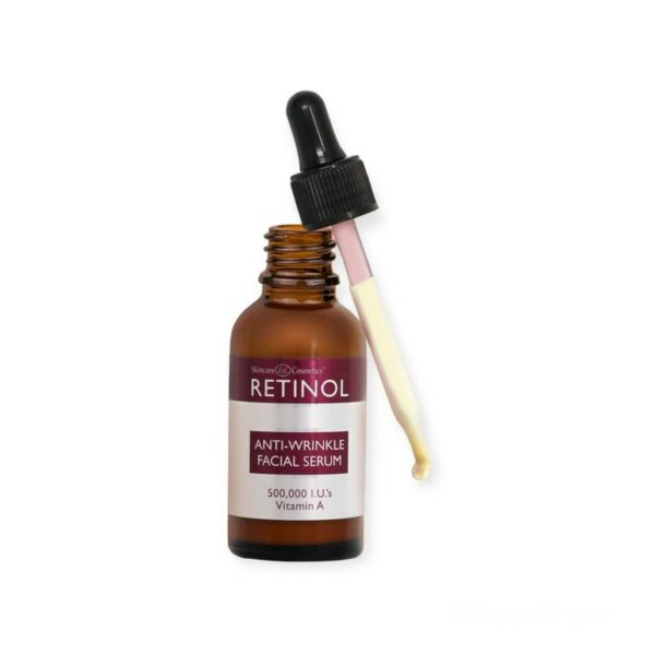 Introducing the Retinol Anti-Wrinkle Facial Serum 30 ml, an essential addition to your skincare routine.